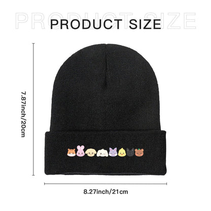 Ateez Aniteez Beanie for Adults – Cozy Polyester Knit Hat - Stylish, Comfortable & Trendy Hat - Beyond The Shoppe