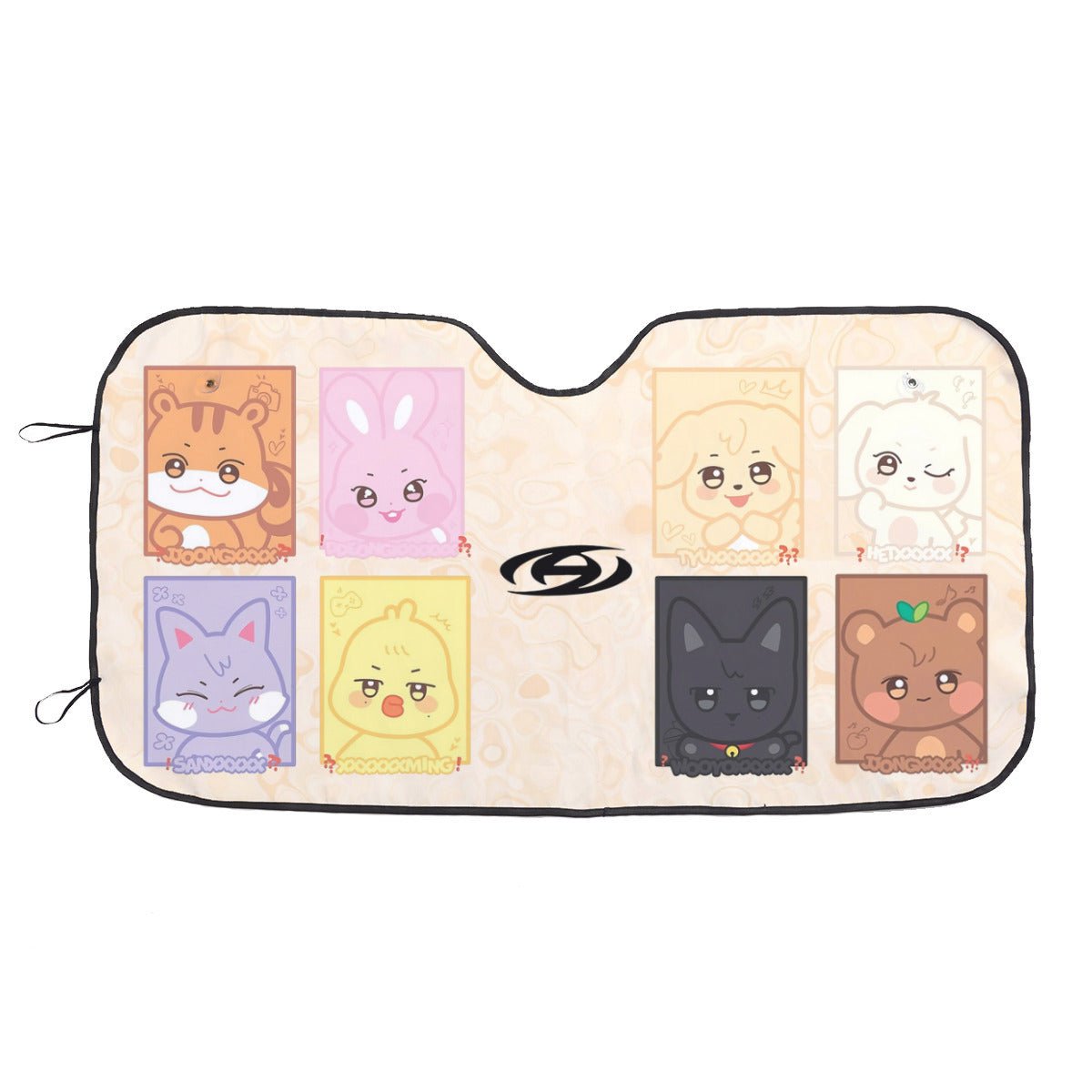 Ateez Aniteez Car Sun Shade - Now in 3 sizes! Windshield cover - Window visor - Gift for ATINY, Car Sunshade - K - Pop Car - Beyond The Shoppe