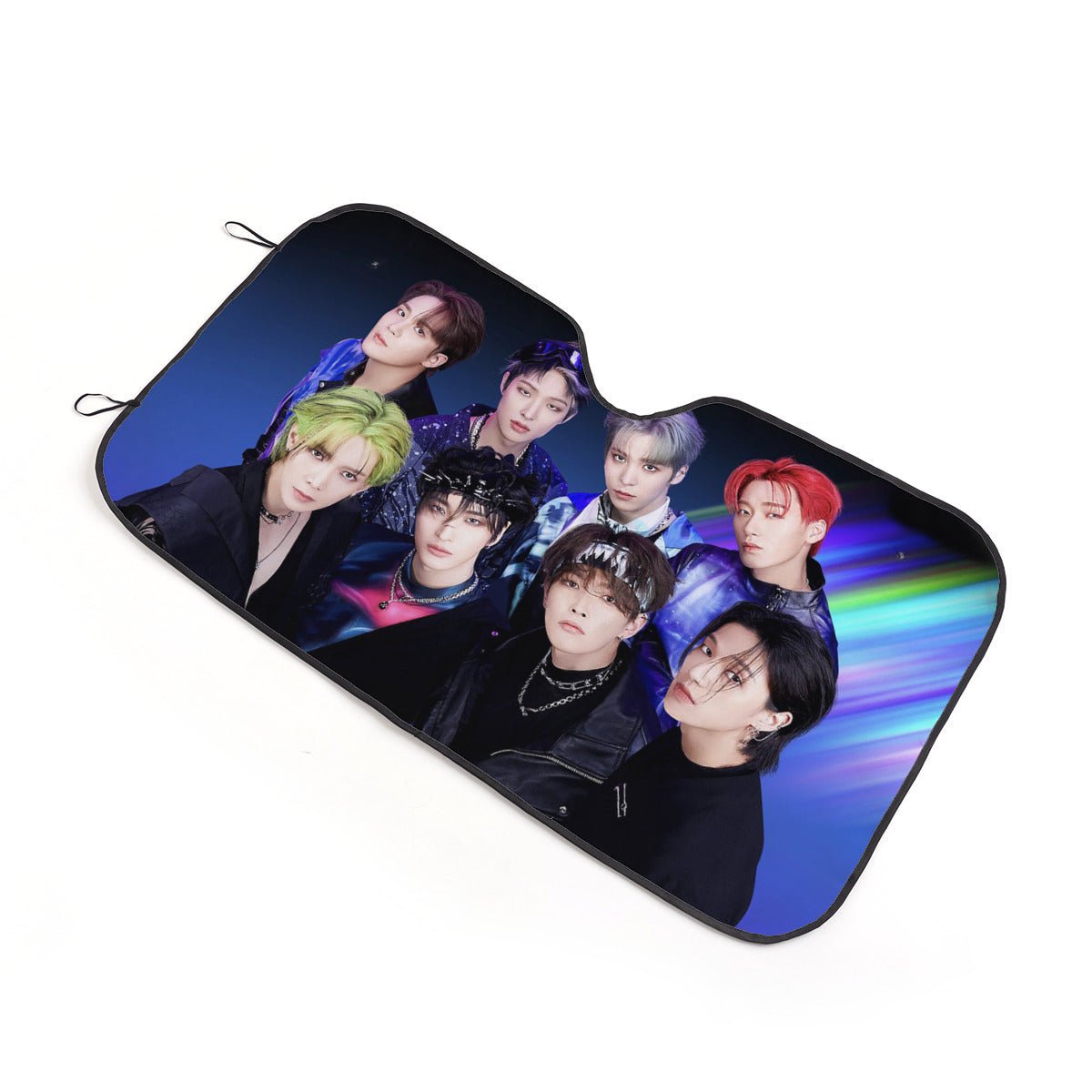 Ateez - Aniteez Car Windshield Sun Shade - Car sun visor - Car sun blocker - Windshield heat shield - Auto sunshade - Beyond The Shoppe