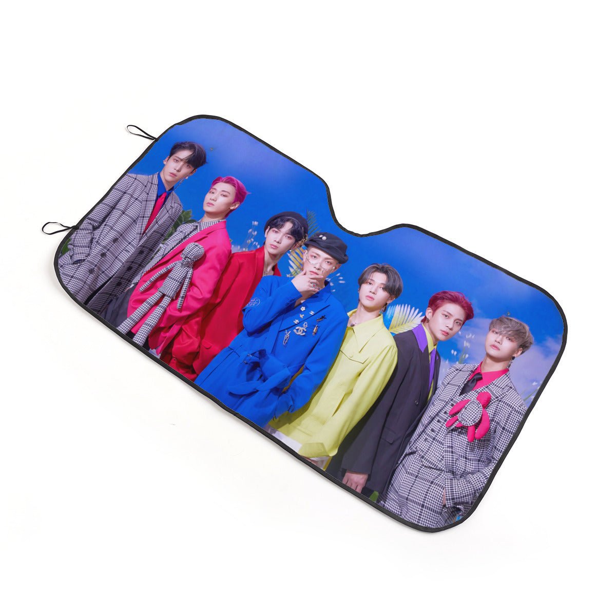 Ateez Aniteez Car Windshield Sun Shade - Car sun visor - Car sun blocker - Windshield heat shield - Auto sunshade - Beyond The Shoppe