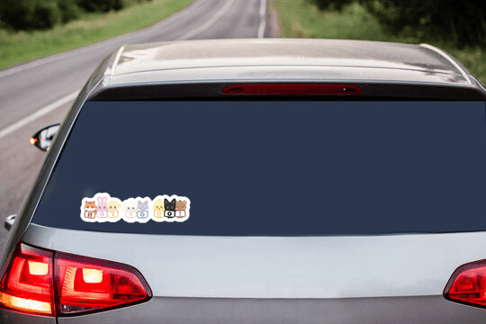 Ateez Aniteez Hot To Go! ATINY Vinyl Decals, Fun Stickers - Water, UV and Scratch Resistant! - Beyond The Shoppe