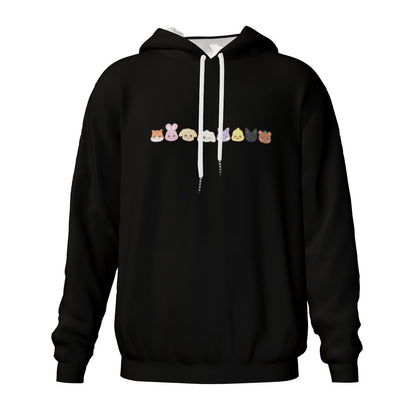 Ateez - Aniteez Light weight Black Hoodie Sweatshirt with pockets – Fanmade K - pop Apparel - Beyond The Shoppe