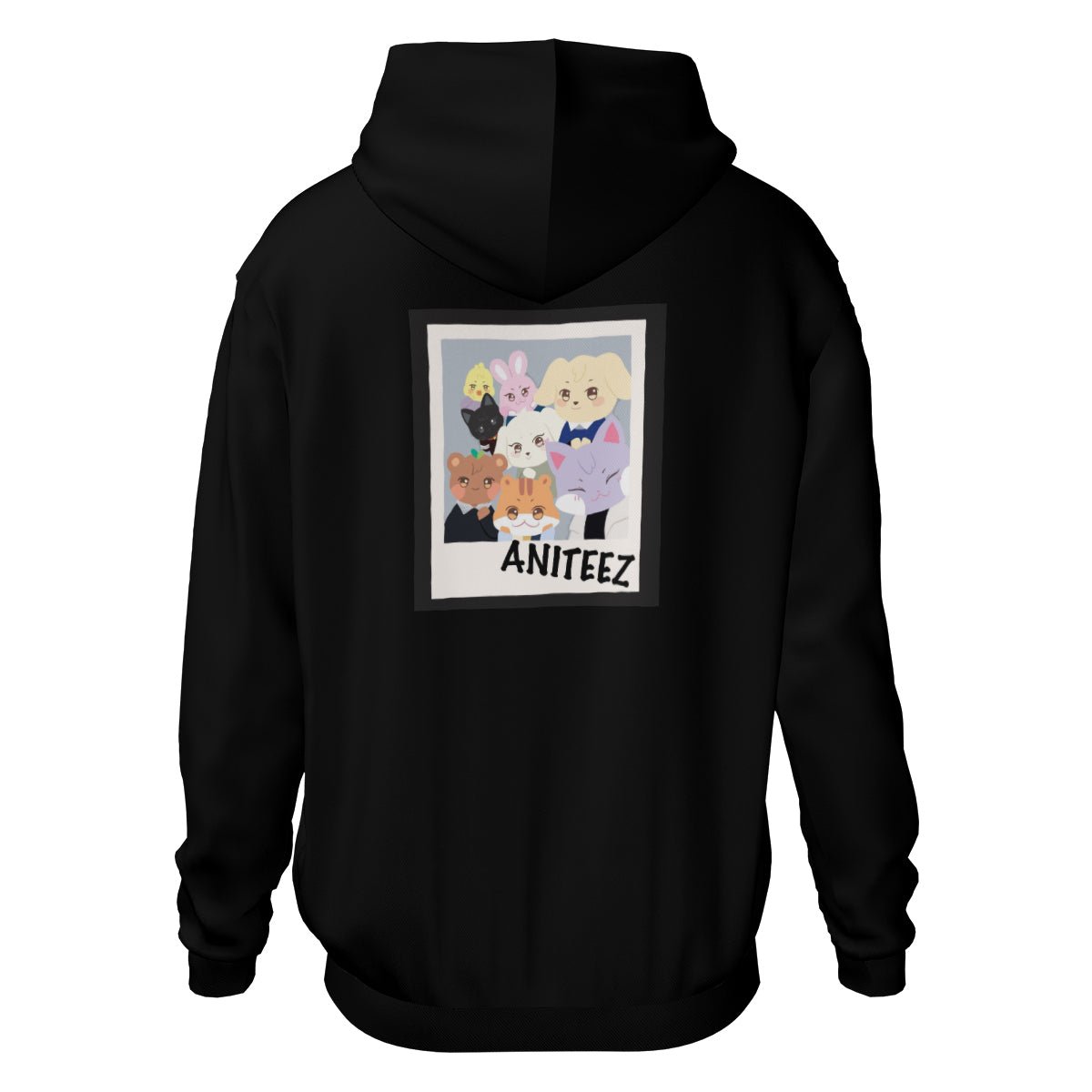 Ateez - Aniteez Light weight Black Hoodie Sweatshirt with pockets – Fanmade K - pop Apparel - Beyond The Shoppe