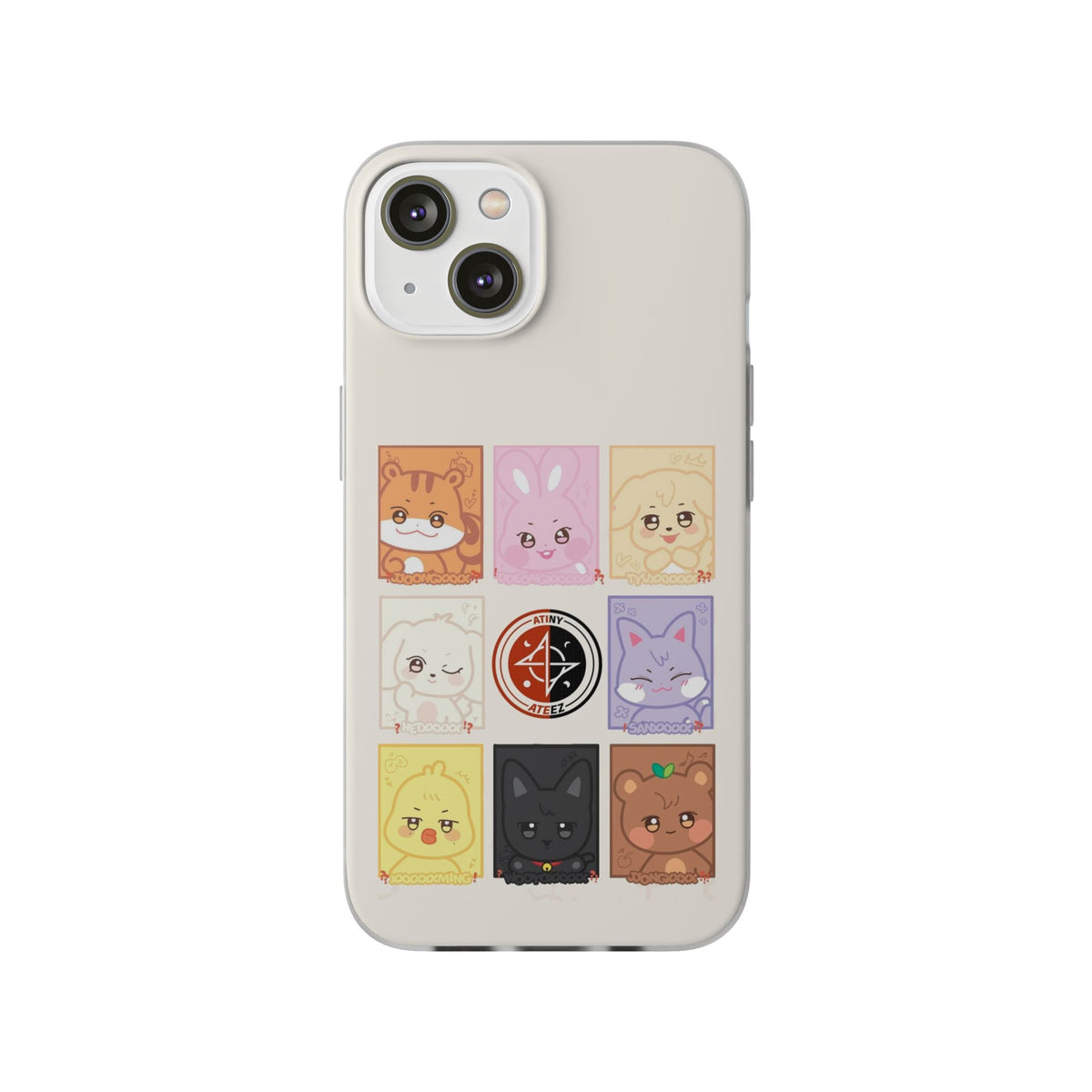 Ateez Atiny Cell Phone Case - iPhone, Samsung and Custom Covers - K - Pop Phone Covers, Gifts for Carats, SVT Stylish Cell Phone Accessories - Beyond The Shoppe