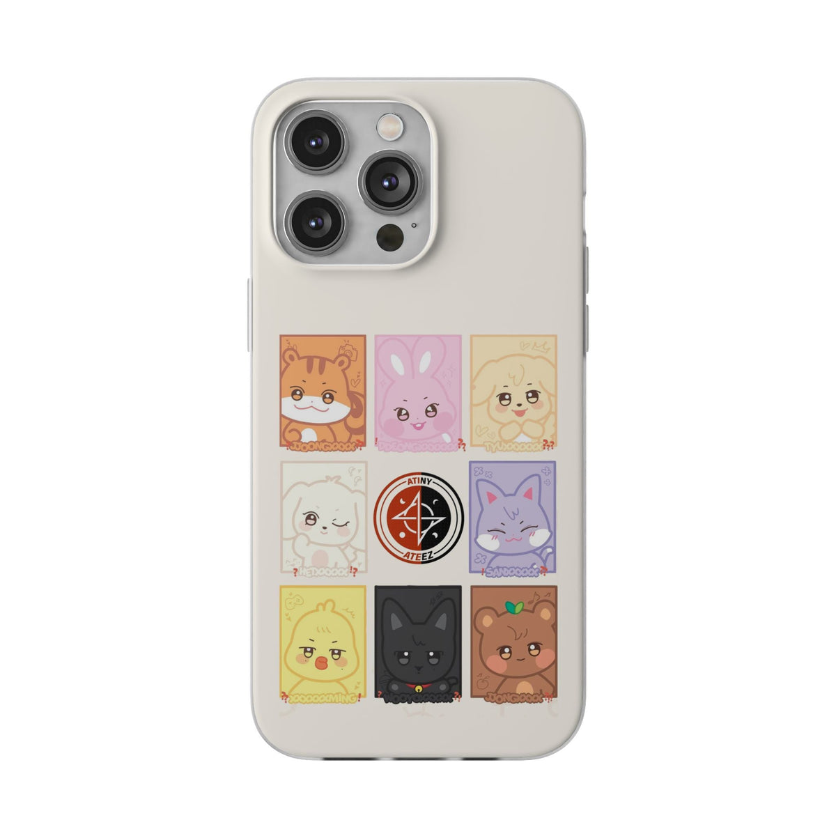 Ateez Atiny Cell Phone Case - iPhone, Samsung and Custom Covers - K - Pop Phone Covers, Gifts for Carats, SVT Stylish Cell Phone Accessories - Beyond The Shoppe