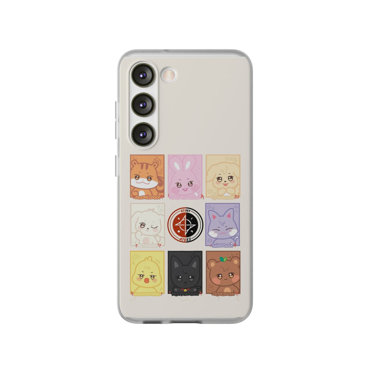 Ateez Atiny Cell Phone Case - iPhone, Samsung and Custom Covers - K - Pop Phone Covers, Gifts for Carats, SVT Stylish Cell Phone Accessories - Beyond The Shoppe