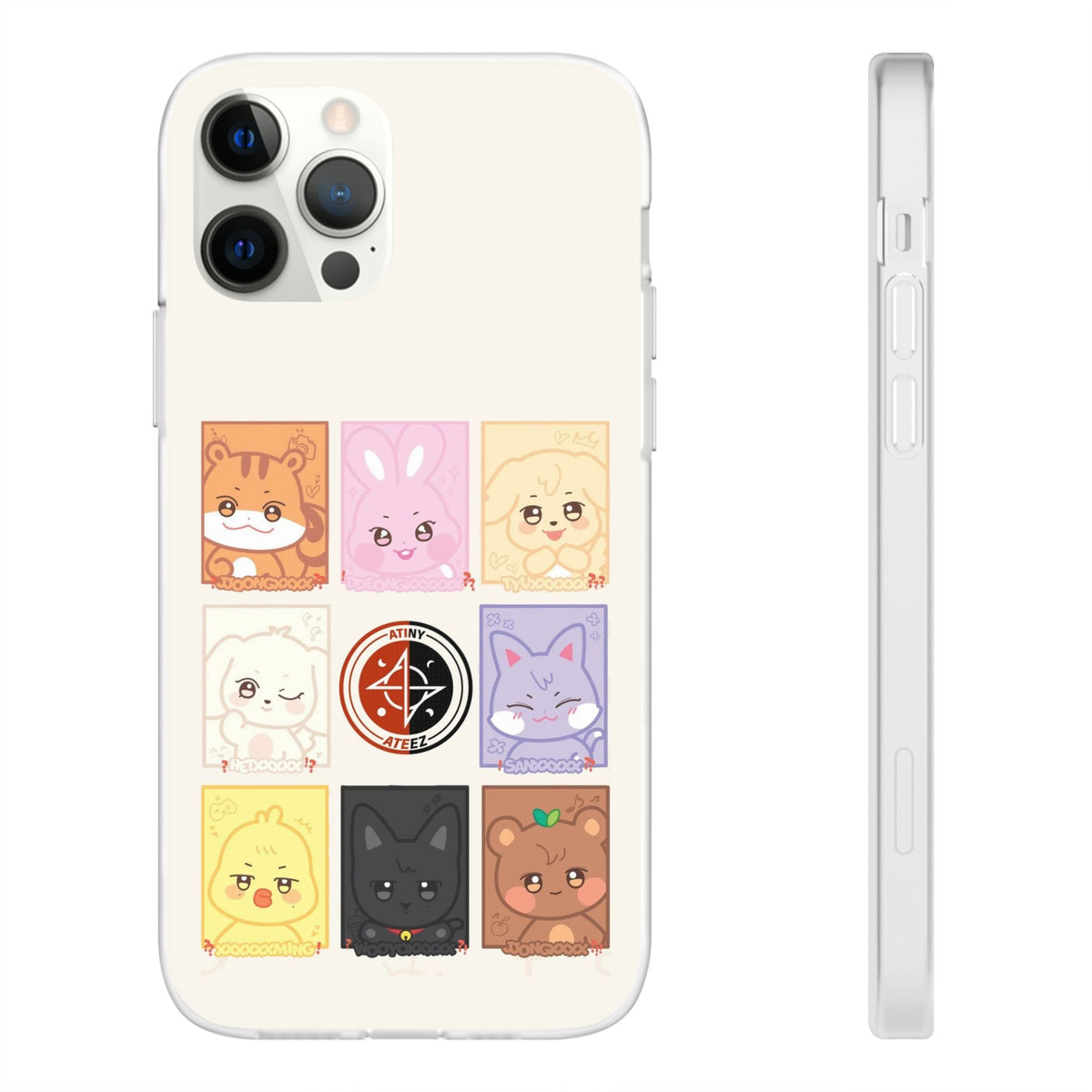 Ateez Atiny Cell Phone Case - iPhone, Samsung and Custom Covers - K - Pop Phone Covers, Gifts for Carats, SVT Stylish Cell Phone Accessories - Beyond The Shoppe