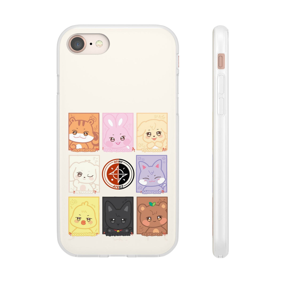 Ateez Atiny Cell Phone Case - iPhone, Samsung and Custom Covers - K - Pop Phone Covers, Gifts for Carats, SVT Stylish Cell Phone Accessories - Beyond The Shoppe