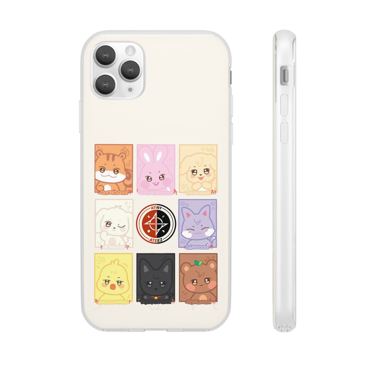 Ateez Atiny Cell Phone Case - iPhone, Samsung and Custom Covers - K - Pop Phone Covers, Gifts for Carats, SVT Stylish Cell Phone Accessories - Beyond The Shoppe