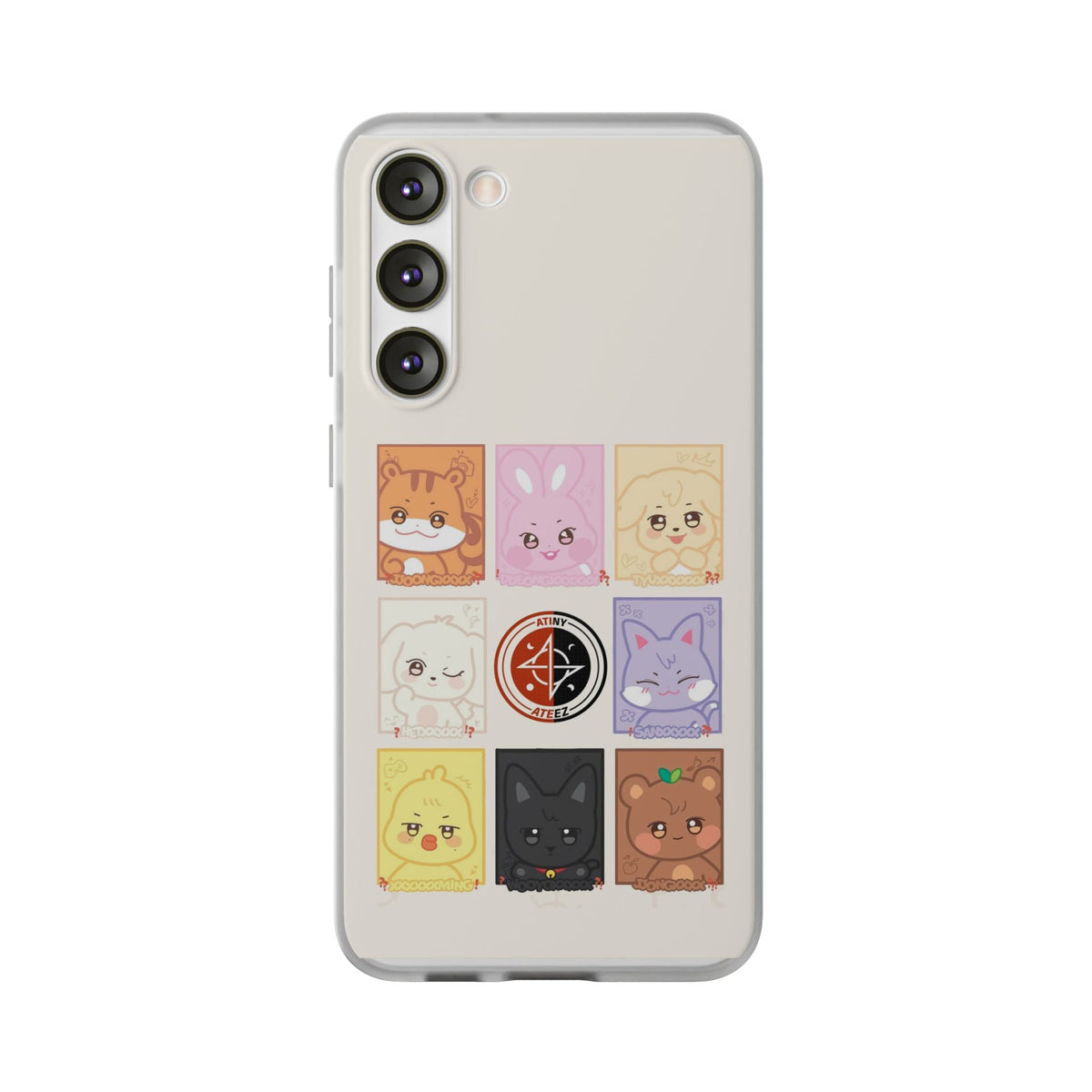 Ateez Atiny Cell Phone Case - iPhone, Samsung and Custom Covers - K - Pop Phone Covers, Gifts for Carats, SVT Stylish Cell Phone Accessories - Beyond The Shoppe