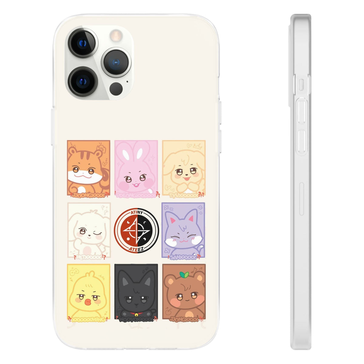 Ateez Atiny Cell Phone Case - iPhone, Samsung and Custom Covers - K - Pop Phone Covers, Gifts for Carats, SVT Stylish Cell Phone Accessories - Beyond The Shoppe