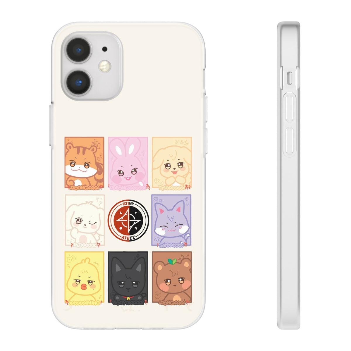 Ateez Atiny Cell Phone Case - iPhone, Samsung and Custom Covers - K - Pop Phone Covers, Gifts for Carats, SVT Stylish Cell Phone Accessories - Beyond The Shoppe
