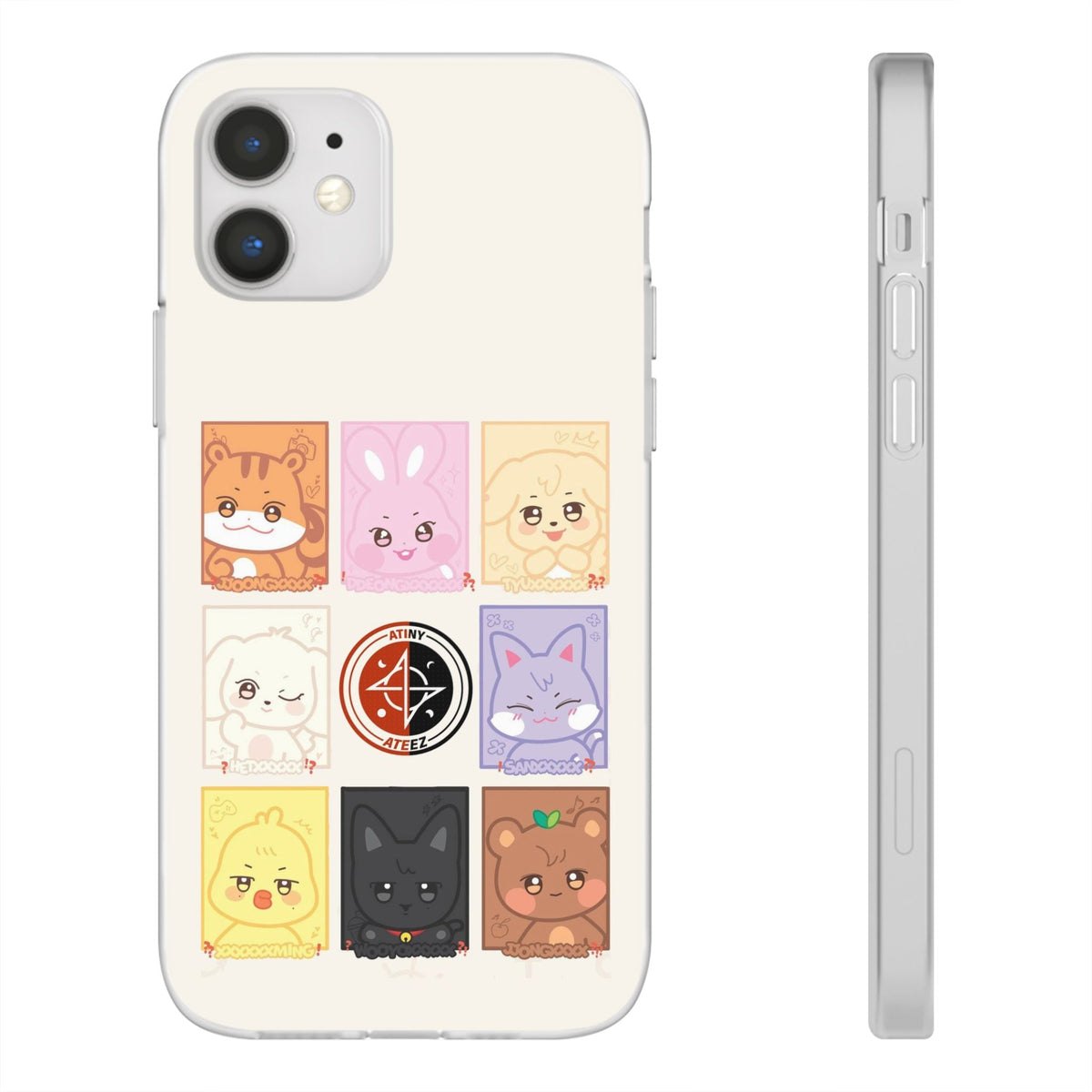 Ateez Atiny Cell Phone Case - iPhone, Samsung and Custom Covers - K - Pop Phone Covers, Gifts for Carats, SVT Stylish Cell Phone Accessories - Beyond The Shoppe