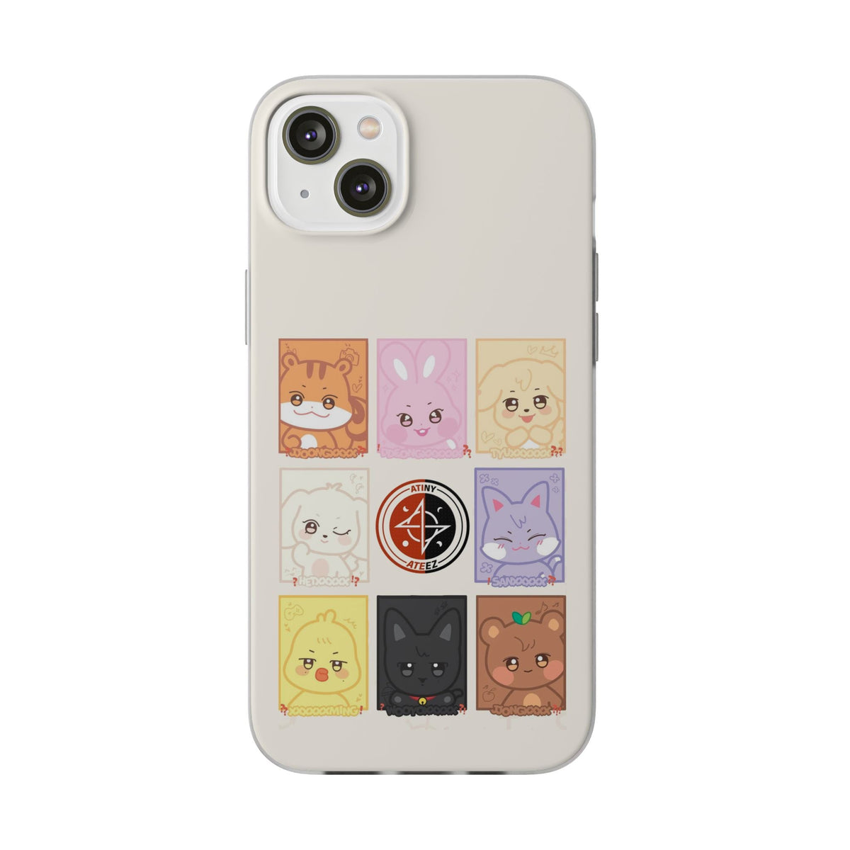 Ateez Atiny Cell Phone Case - iPhone, Samsung and Custom Covers - K - Pop Phone Covers, Gifts for Carats, SVT Stylish Cell Phone Accessories - Beyond The Shoppe