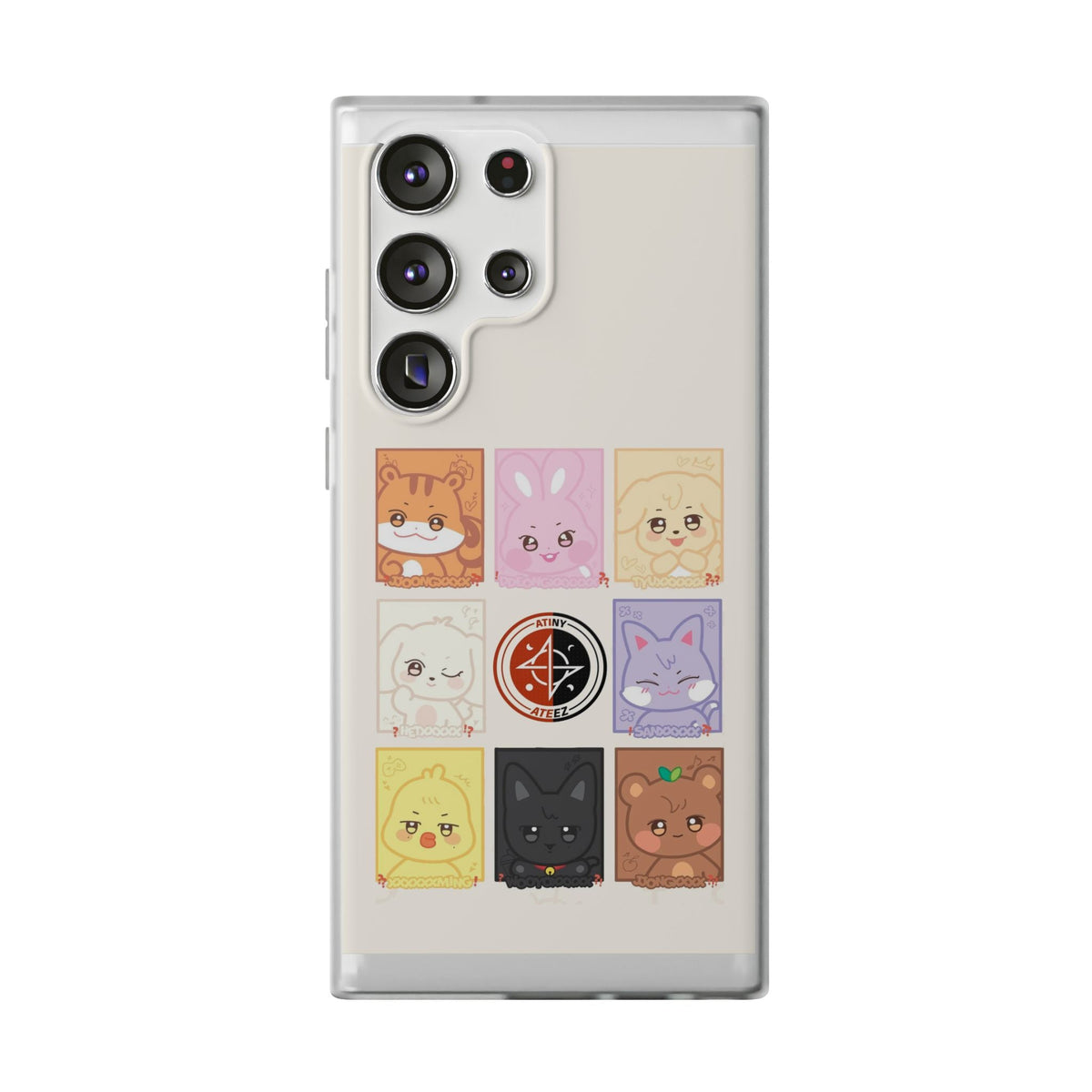 Ateez Atiny Cell Phone Case - iPhone, Samsung and Custom Covers - K - Pop Phone Covers, Gifts for Carats, SVT Stylish Cell Phone Accessories - Beyond The Shoppe