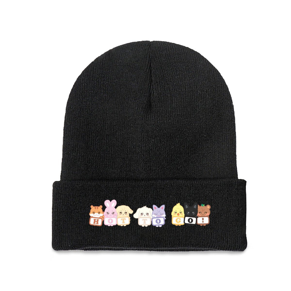 Ateez Atiny Hot To Go Beanie for Adults – Cozy Polyester Knit Hat - Stylish, Comfortable & Trendy Hat - Beyond The Shoppe