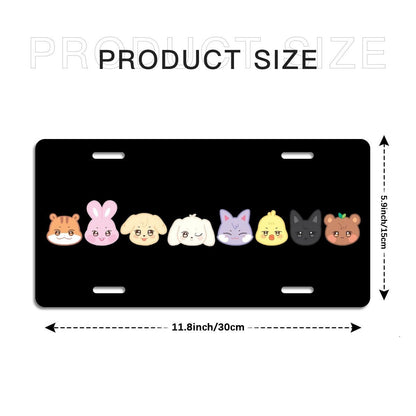 ATEEZ ATINY Vanity License Plate Frame – Drive with K - Pop Style! A - Beyond The Shoppe