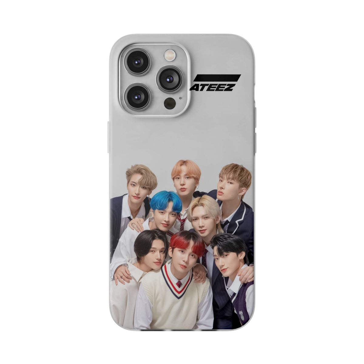 Ateez Cell Phone Case - iPhone, Samsung and Custom Covers - K - Pop Phone Covers, Gifts for Carats, SVT Stylish Cell Phone Accessories - Beyond The Shoppe