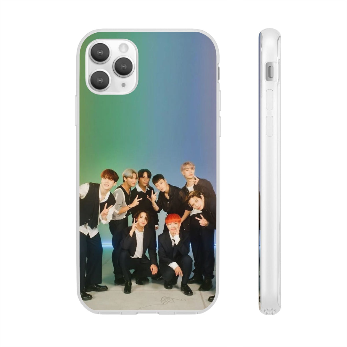 Ateez Cell Phone Case - iPhone, Samsung and Custom Covers - K - Pop Phone Covers, Gifts for Carats, SVT Stylish Cell Phone Accessories - Beyond The Shoppe