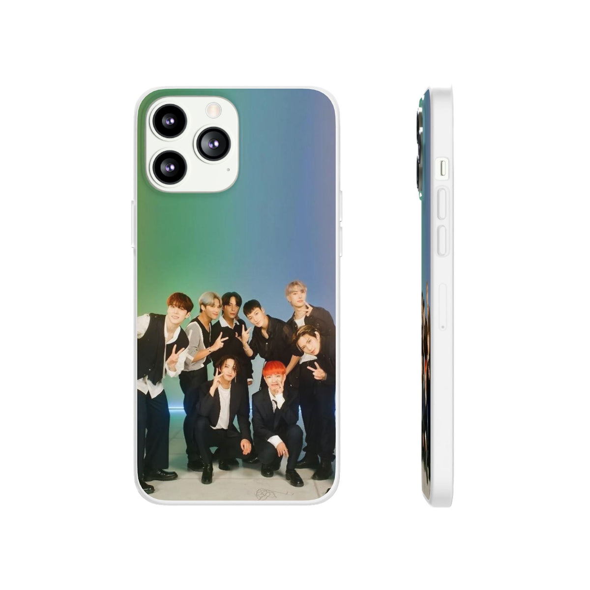 Ateez Cell Phone Case - iPhone, Samsung and Custom Covers - K - Pop Phone Covers, Gifts for Carats, SVT Stylish Cell Phone Accessories - Beyond The Shoppe