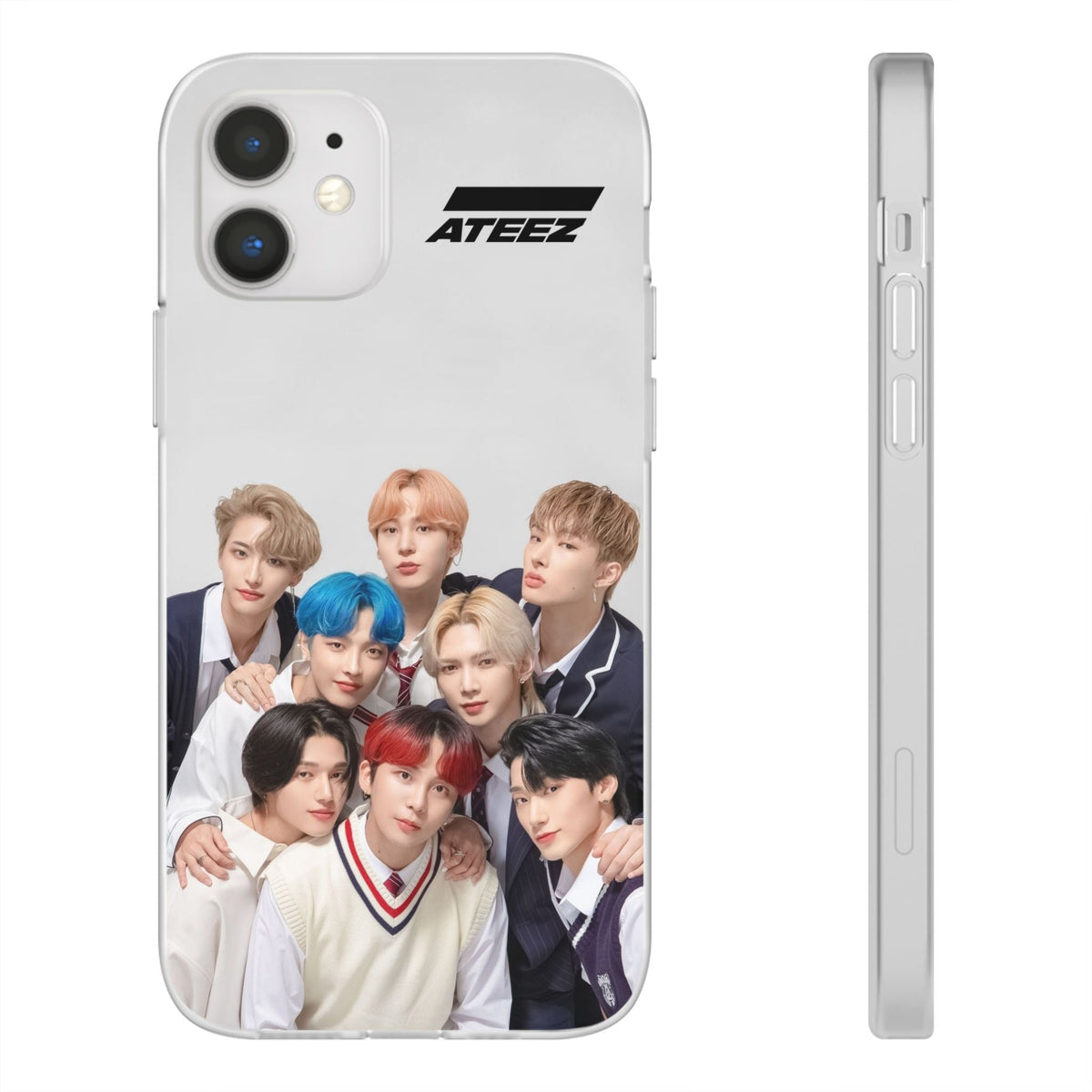 Ateez Cell Phone Case - iPhone, Samsung and Custom Covers - K - Pop Phone Covers, Gifts for Carats, SVT Stylish Cell Phone Accessories - Beyond The Shoppe