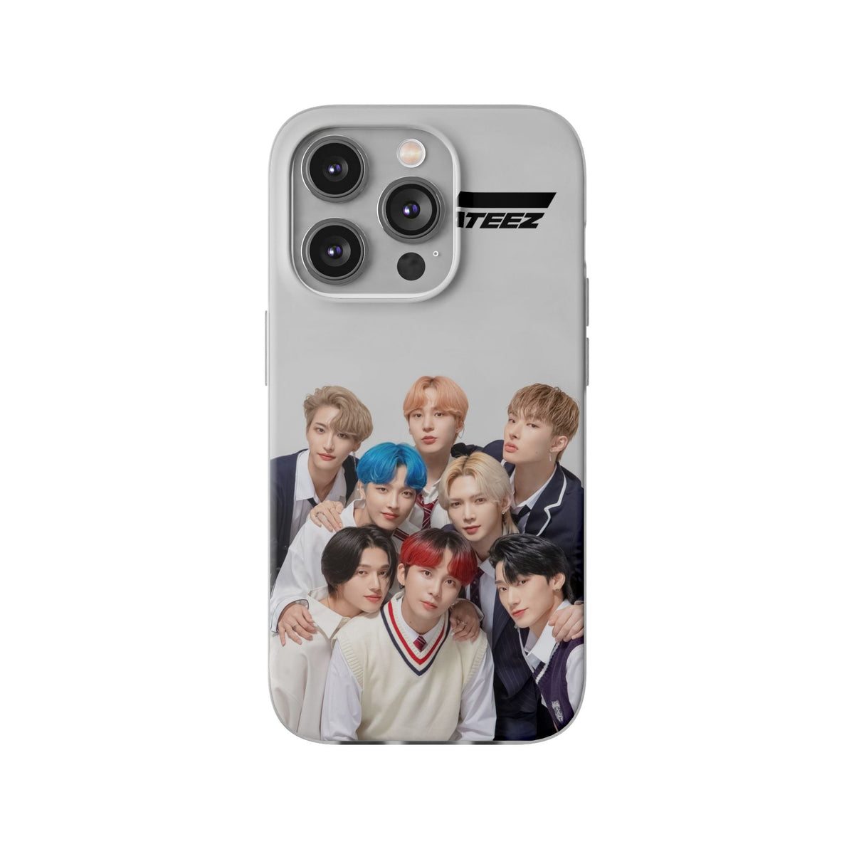 Ateez Cell Phone Case - iPhone, Samsung and Custom Covers - K - Pop Phone Covers, Gifts for Carats, SVT Stylish Cell Phone Accessories - Beyond The Shoppe