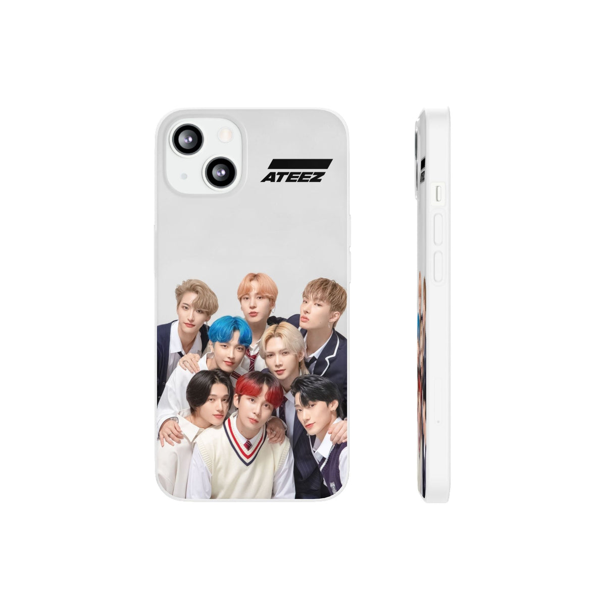 Ateez Cell Phone Case - iPhone, Samsung and Custom Covers - K - Pop Phone Covers, Gifts for Carats, SVT Stylish Cell Phone Accessories - Beyond The Shoppe