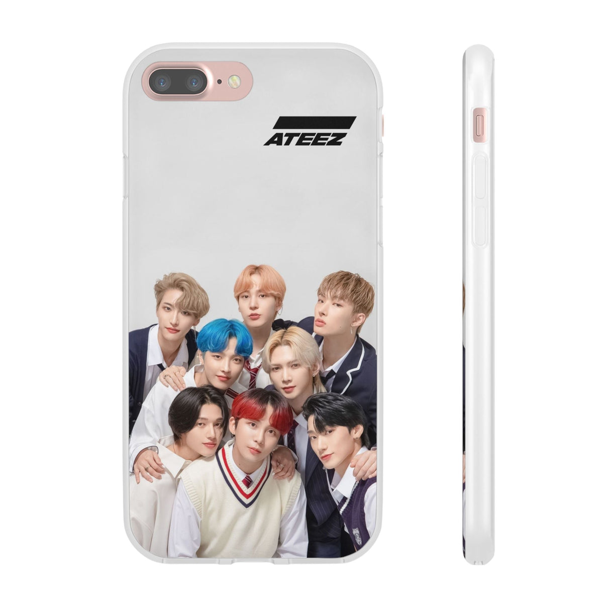 Ateez Cell Phone Case - iPhone, Samsung and Custom Covers - K - Pop Phone Covers, Gifts for Carats, SVT Stylish Cell Phone Accessories - Beyond The Shoppe