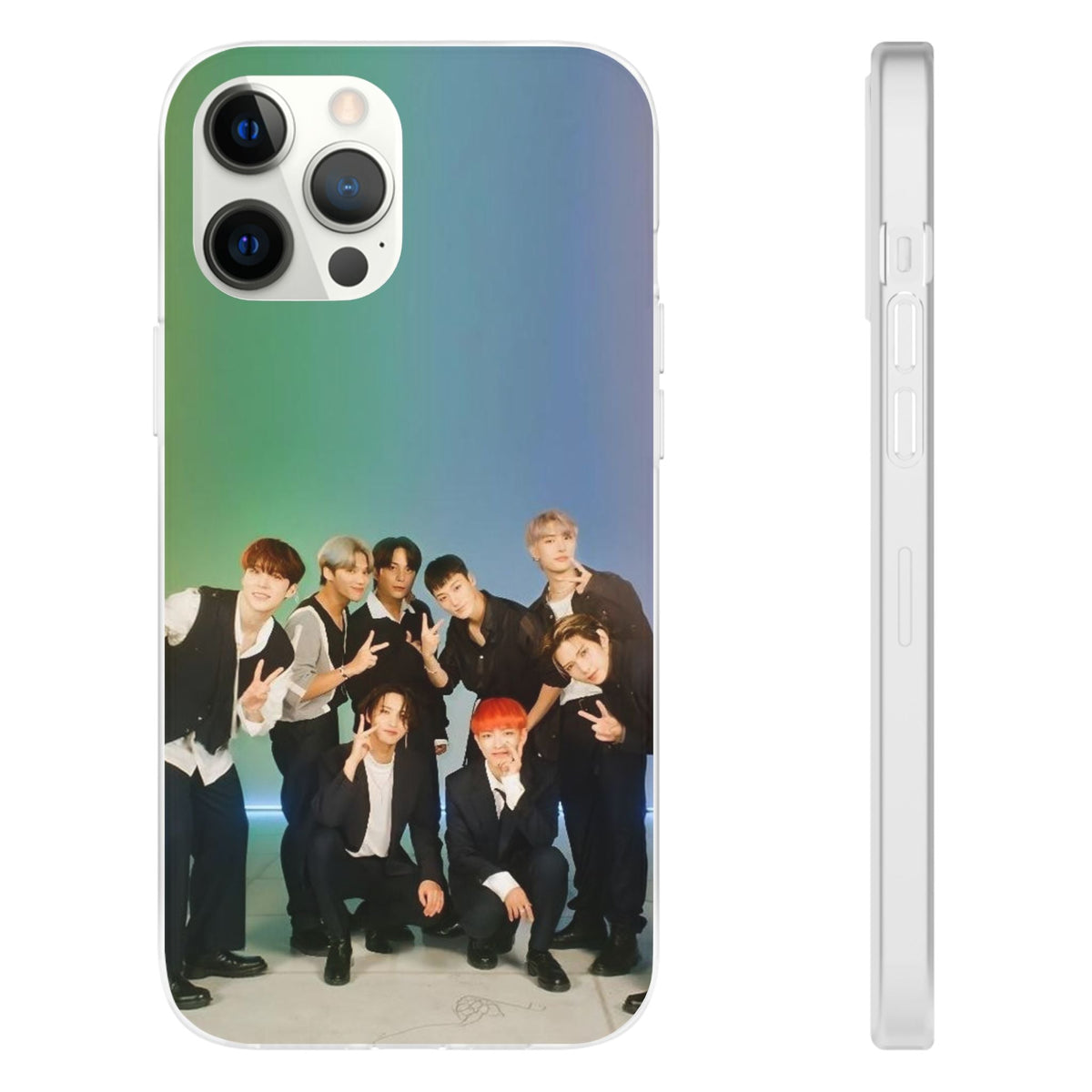 Ateez Cell Phone Case - iPhone, Samsung and Custom Covers - K - Pop Phone Covers, Gifts for Carats, SVT Stylish Cell Phone Accessories - Beyond The Shoppe