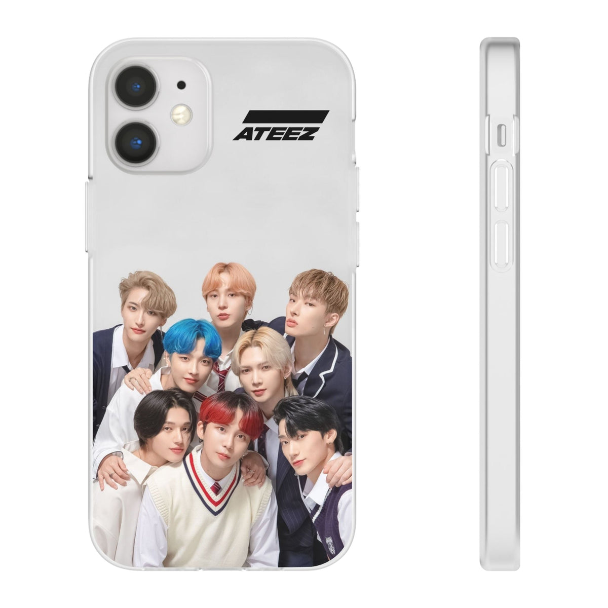 Ateez Cell Phone Case - iPhone, Samsung and Custom Covers - K - Pop Phone Covers, Gifts for Carats, SVT Stylish Cell Phone Accessories - Beyond The Shoppe