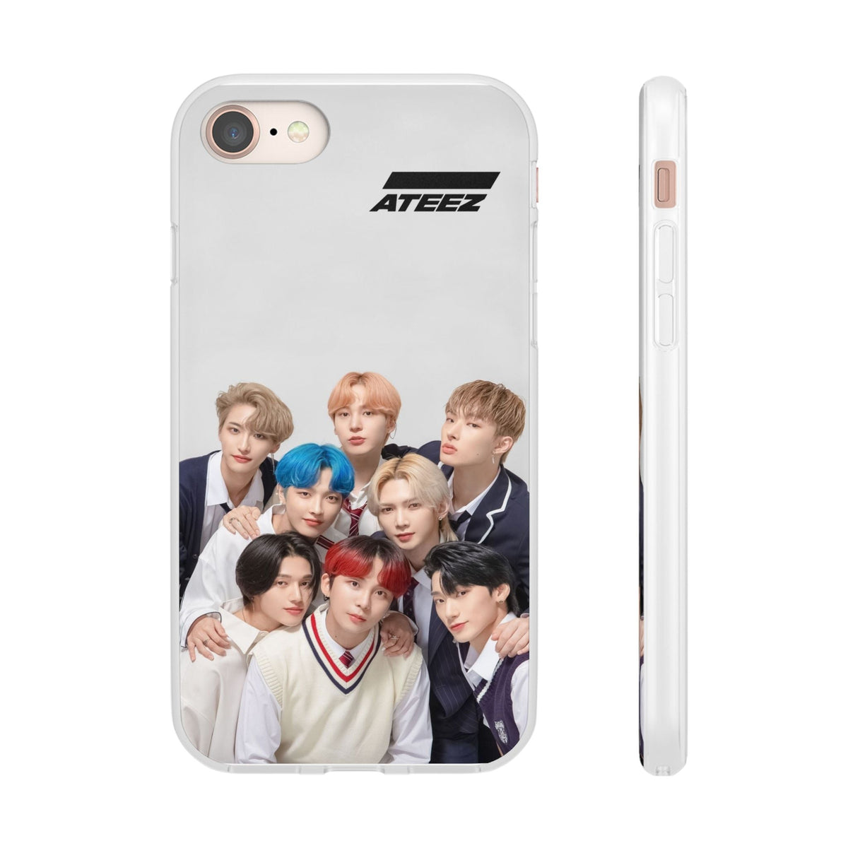 Ateez Cell Phone Case - iPhone, Samsung and Custom Covers - K - Pop Phone Covers, Gifts for Carats, SVT Stylish Cell Phone Accessories - Beyond The Shoppe