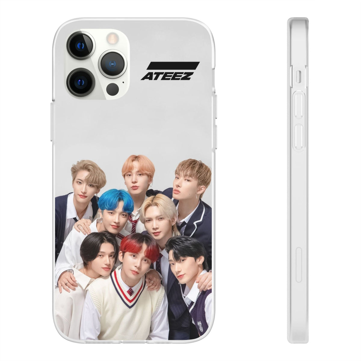 Ateez Cell Phone Case - iPhone, Samsung and Custom Covers - K - Pop Phone Covers, Gifts for Carats, SVT Stylish Cell Phone Accessories - Beyond The Shoppe