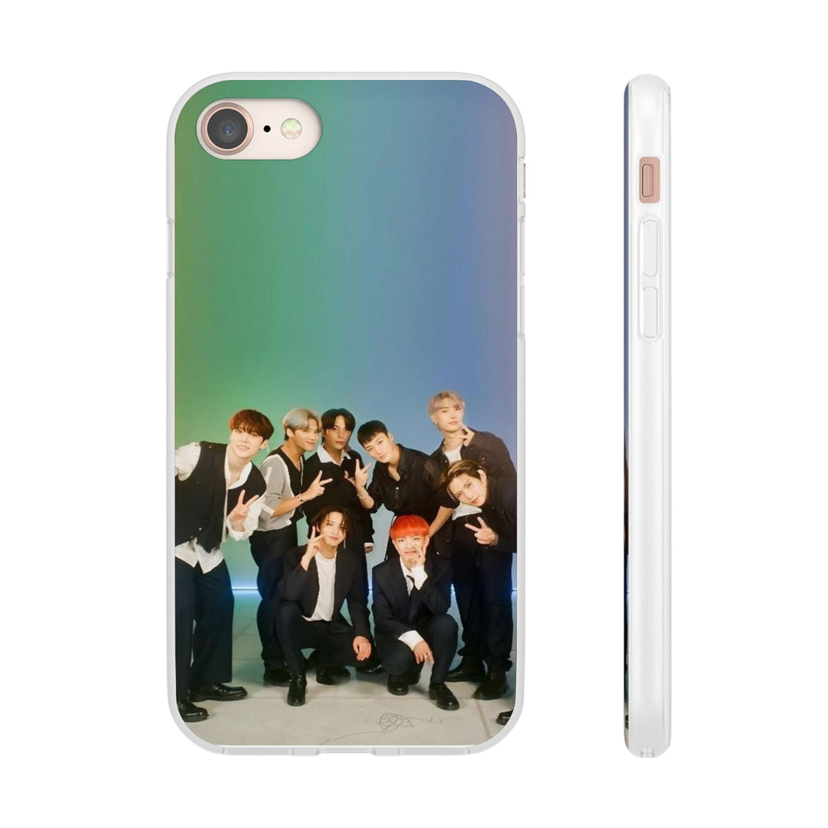 Ateez Cell Phone Case - iPhone, Samsung and Custom Covers - K - Pop Phone Covers, Gifts for Carats, SVT Stylish Cell Phone Accessories - Beyond The Shoppe