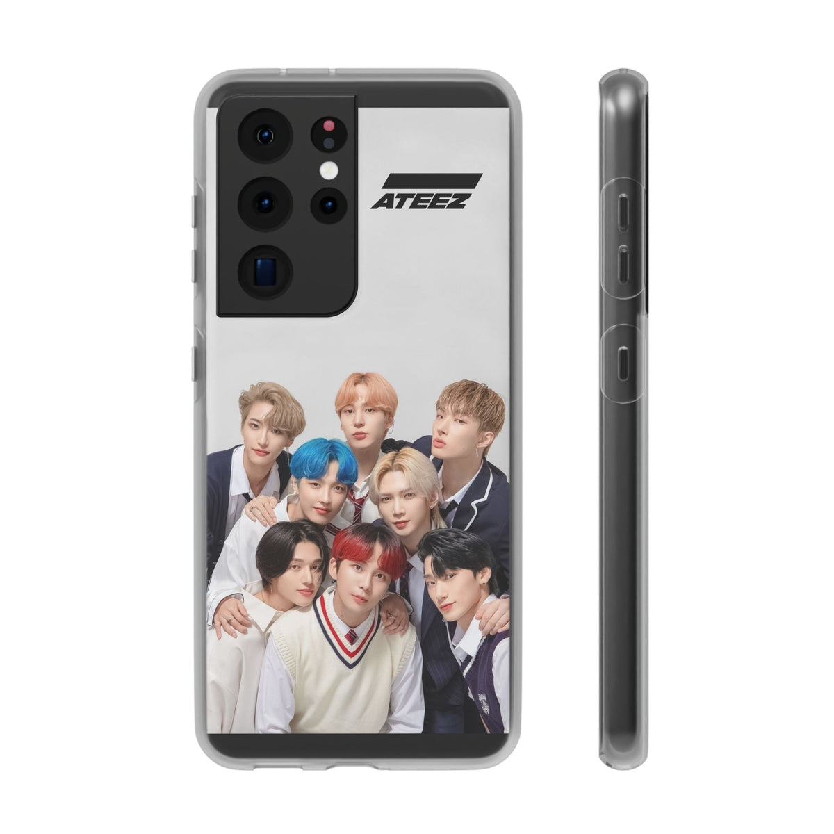 Ateez Cell Phone Case - iPhone, Samsung and Custom Covers - K - Pop Phone Covers, Gifts for Carats, SVT Stylish Cell Phone Accessories - Beyond The Shoppe