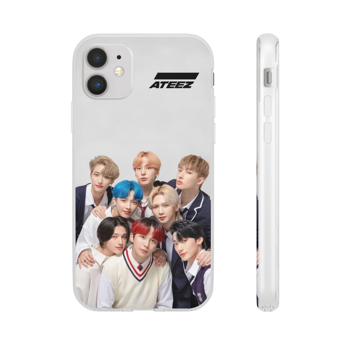 Ateez Cell Phone Case - iPhone, Samsung and Custom Covers - K - Pop Phone Covers, Gifts for Carats, SVT Stylish Cell Phone Accessories - Beyond The Shoppe