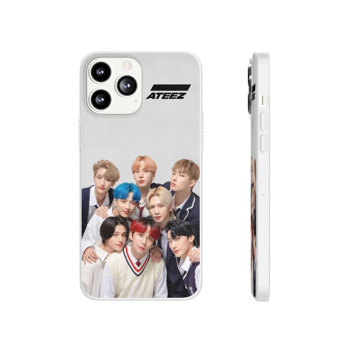 Ateez Cell Phone Case - iPhone, Samsung and Custom Covers - K - Pop Phone Covers, Gifts for Carats, SVT Stylish Cell Phone Accessories - Beyond The Shoppe