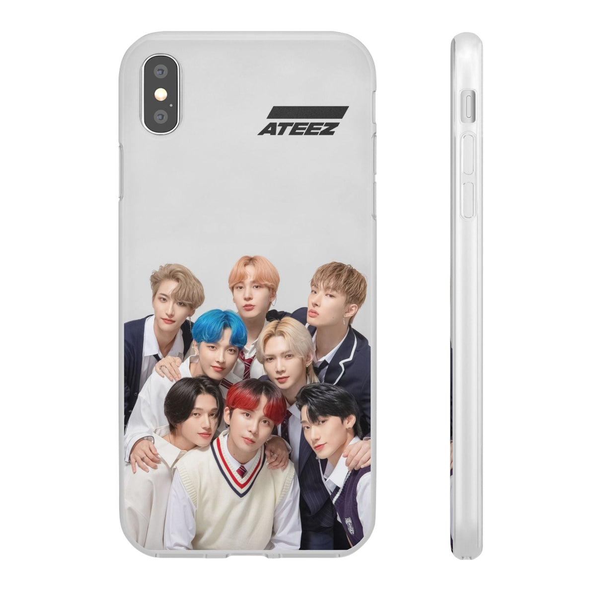 Ateez Cell Phone Case - iPhone, Samsung and Custom Covers - K - Pop Phone Covers, Gifts for Carats, SVT Stylish Cell Phone Accessories - Beyond The Shoppe