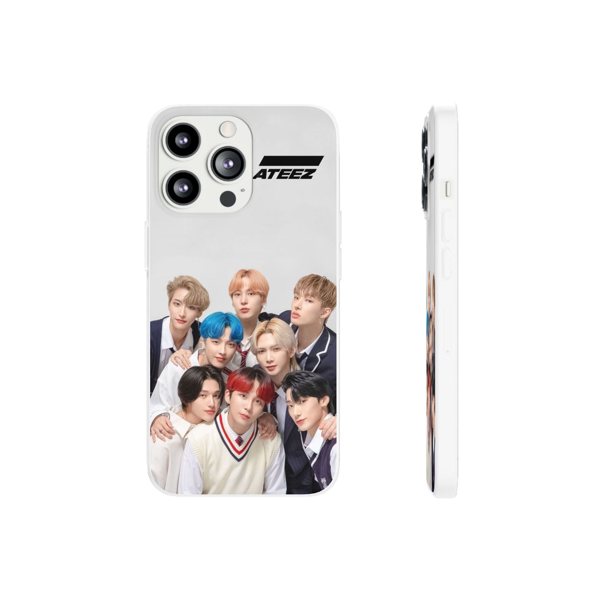 Ateez Cell Phone Case - iPhone, Samsung and Custom Covers - K - Pop Phone Covers, Gifts for Carats, SVT Stylish Cell Phone Accessories - Beyond The Shoppe
