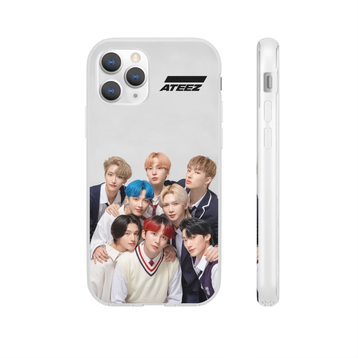 Ateez Cell Phone Case - iPhone, Samsung and Custom Covers - K - Pop Phone Covers, Gifts for Carats, SVT Stylish Cell Phone Accessories - Beyond The Shoppe