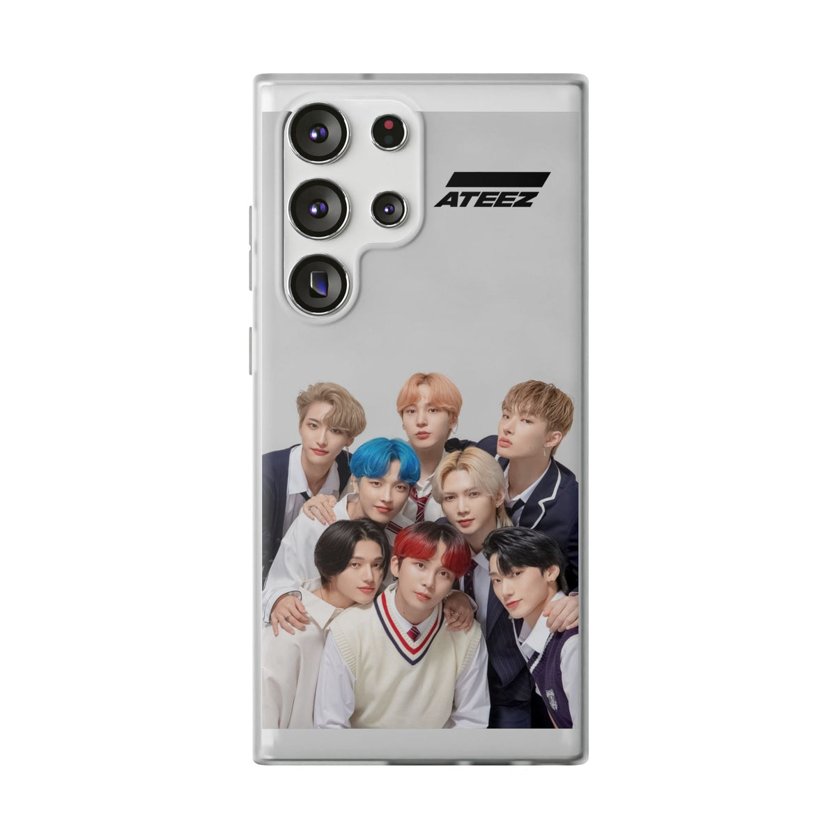 Ateez Cell Phone Case - iPhone, Samsung and Custom Covers - K - Pop Phone Covers, Gifts for Carats, SVT Stylish Cell Phone Accessories - Beyond The Shoppe
