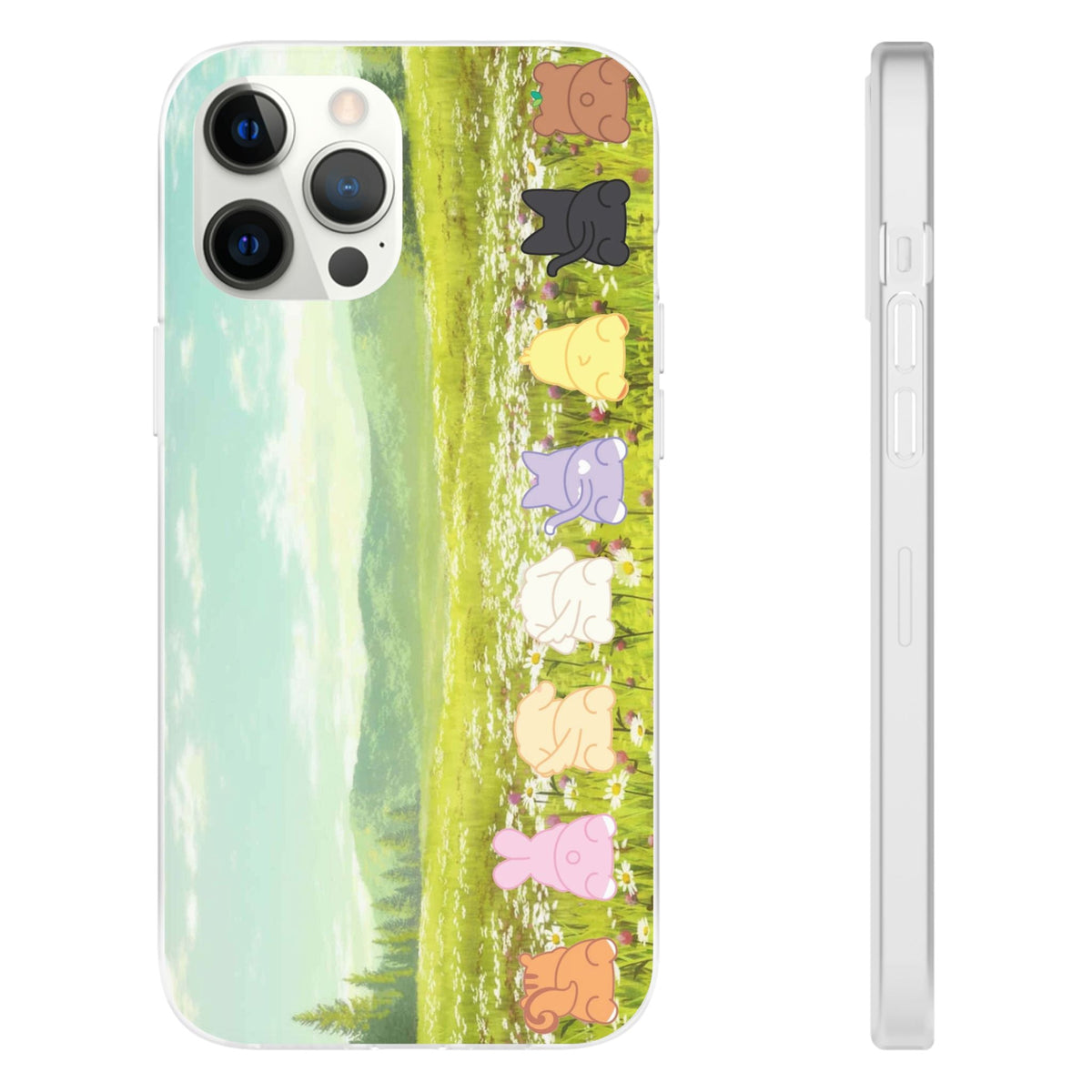 Ateez - Cute Atiny Butts Cell Phone Case - iPhone, Samsung and Custom Covers - K - Pop Phone Covers, Gifts for Carats, SVT Stylish Cell Phone Accessories - Beyond The Shoppe