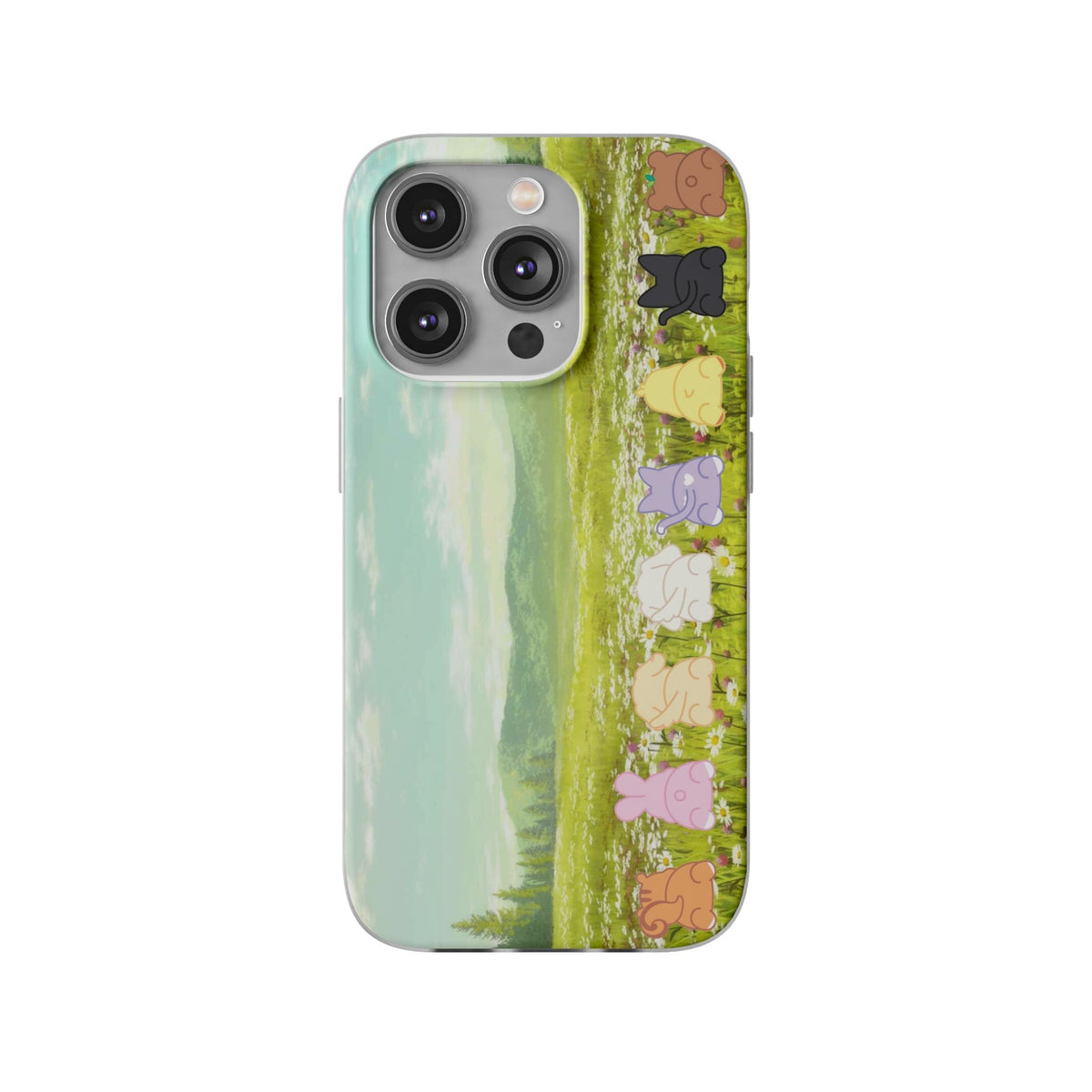 Ateez - Cute Atiny Butts Cell Phone Case - iPhone, Samsung and Custom Covers - K - Pop Phone Covers, Gifts for Carats, SVT Stylish Cell Phone Accessories - Beyond The Shoppe