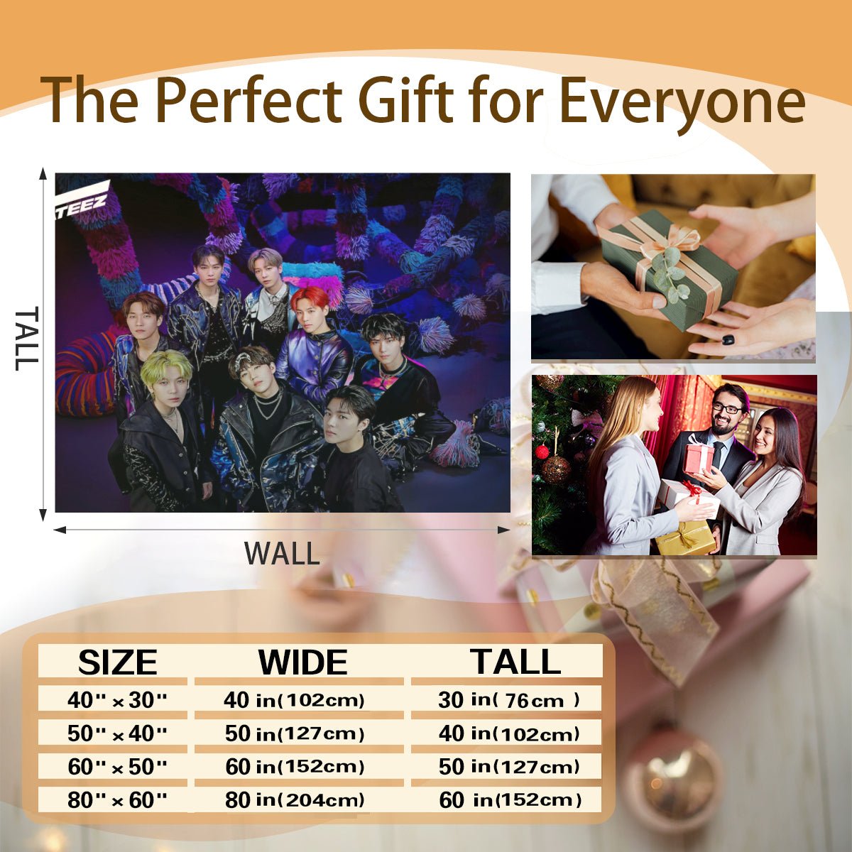 Ateez Flannel Breathable Blanket 4 Sizes! Blanket Throw - Beyond The Shoppe