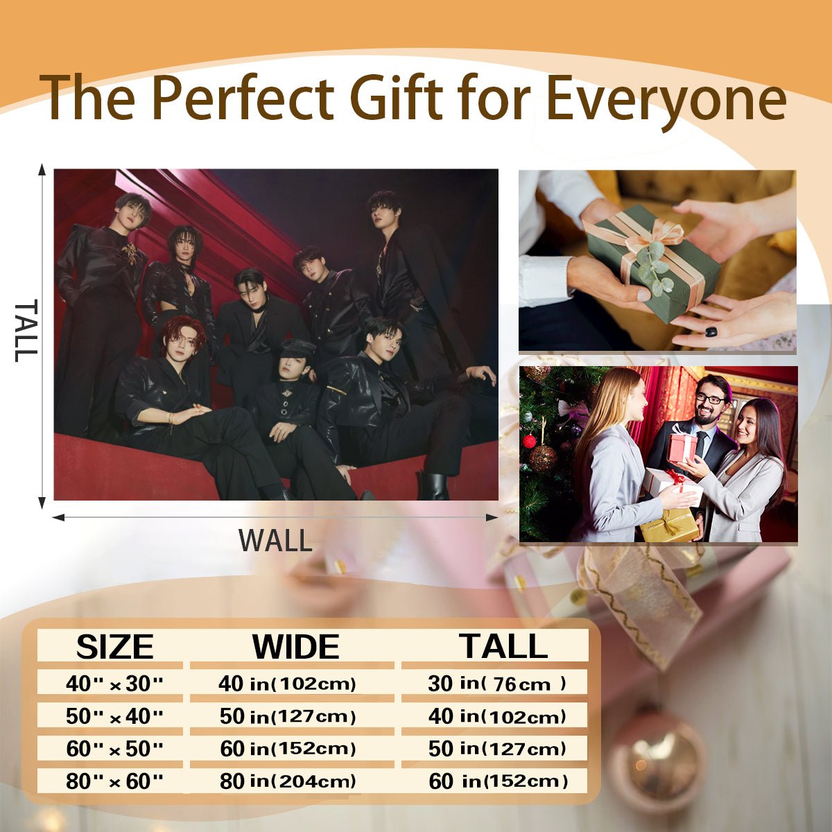 ATEEZ Golden Flannel Breathable Blanket 4 Sizes! Blanket Throw - Beyond The Shoppe