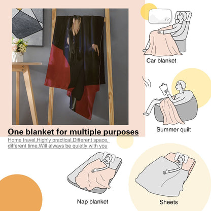 ATEEZ Golden Flannel Breathable Blanket 4 Sizes! Blanket Throw - Beyond The Shoppe