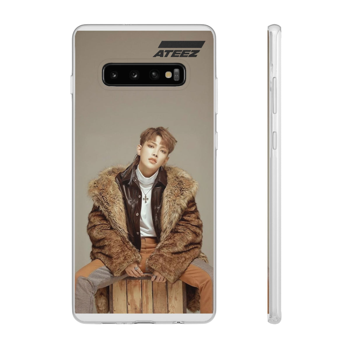 Ateez Hongjoong Cell Phone Case - iPhone, Samsung and Custom Covers - K - Pop Phone Covers, Gifts for Carats, SVT Stylish Cell Phone Accessories - Beyond The Shoppe
