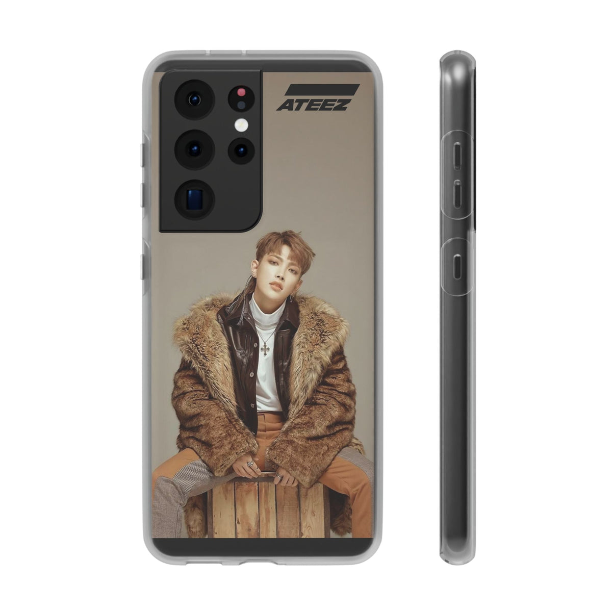 Ateez Hongjoong Cell Phone Case - iPhone, Samsung and Custom Covers - K - Pop Phone Covers, Gifts for Carats, SVT Stylish Cell Phone Accessories - Beyond The Shoppe