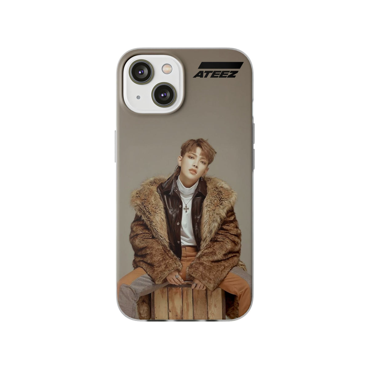Ateez Hongjoong Cell Phone Case - iPhone, Samsung and Custom Covers - K - Pop Phone Covers, Gifts for Carats, SVT Stylish Cell Phone Accessories - Beyond The Shoppe
