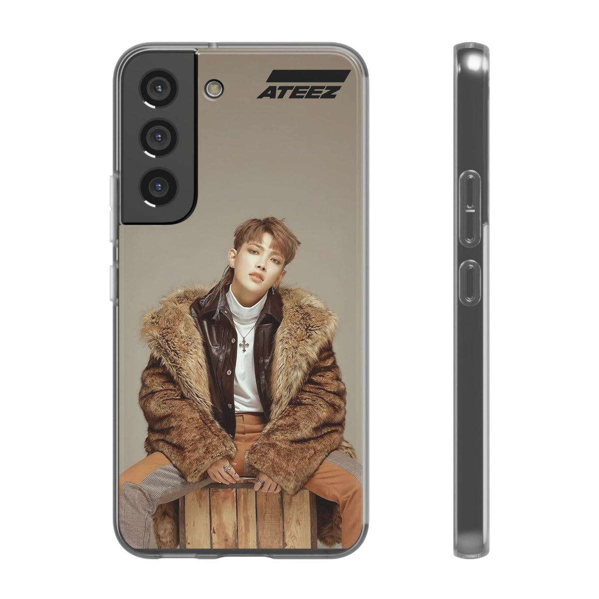 Ateez Hongjoong Cell Phone Case - iPhone, Samsung and Custom Covers - K - Pop Phone Covers, Gifts for Carats, SVT Stylish Cell Phone Accessories - Beyond The Shoppe