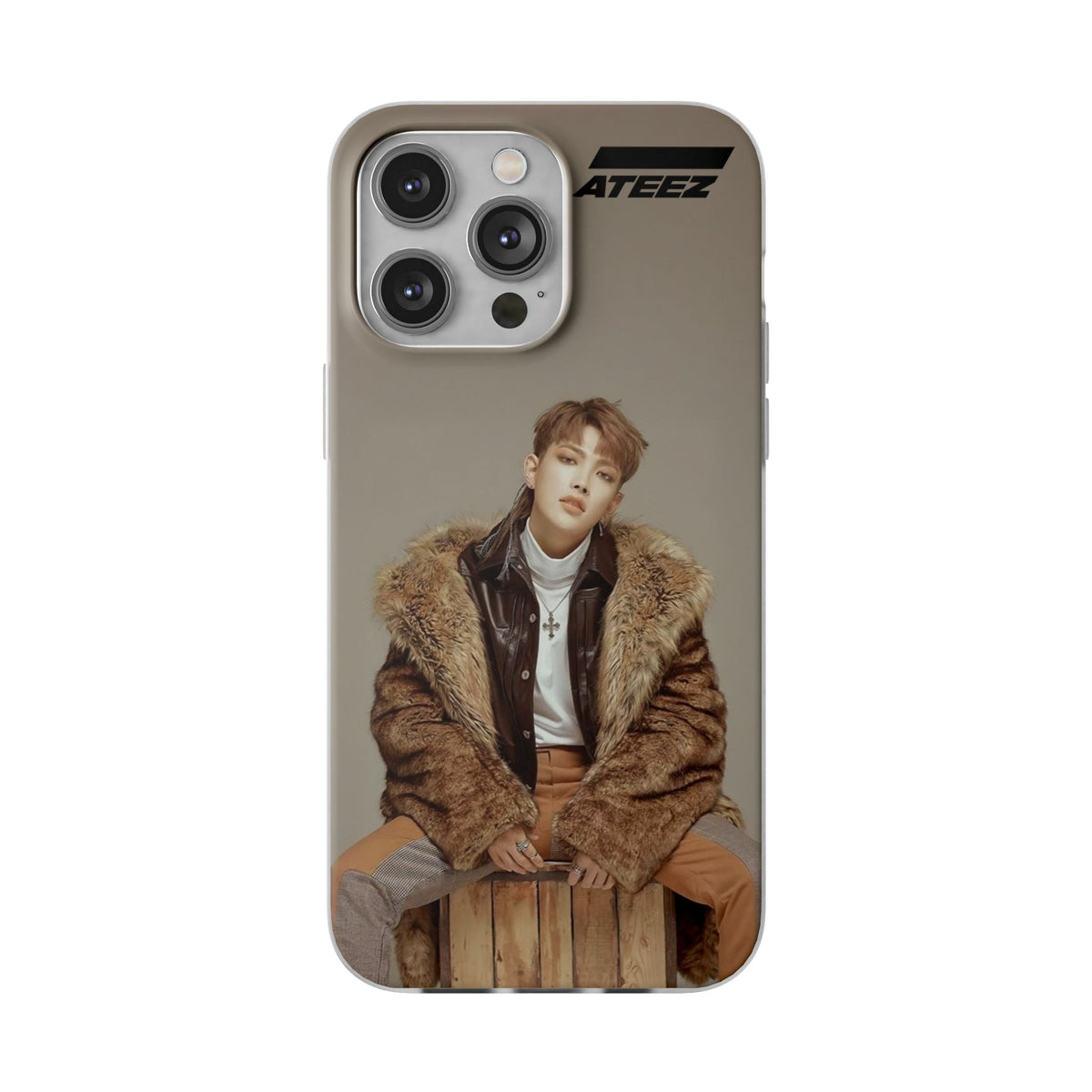 Ateez Hongjoong Cell Phone Case - iPhone, Samsung and Custom Covers - K - Pop Phone Covers, Gifts for Carats, SVT Stylish Cell Phone Accessories - Beyond The Shoppe